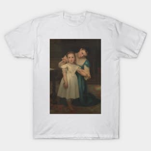 Indoors by William-Adolphe Bouguereau T-Shirt